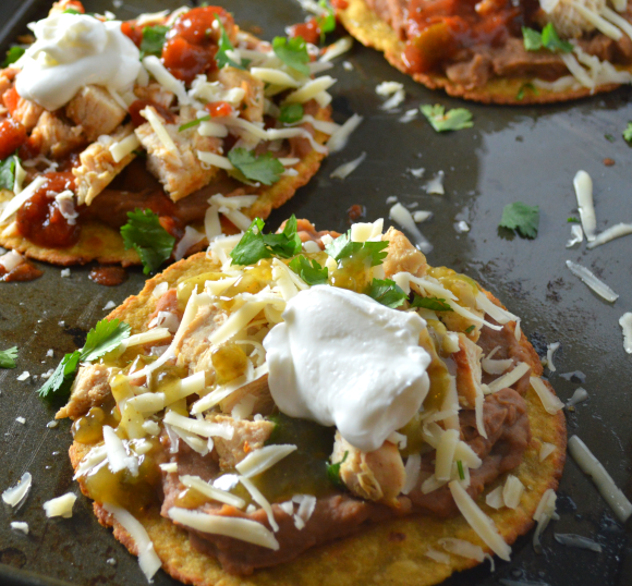 Chicken Tostadas 